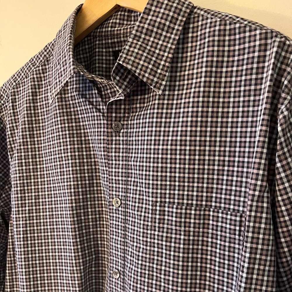 Theory Men’s Button Down Top Long Sleeve Style: Kyson Xl Euc